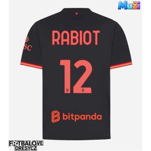 AC Milan Adrien Rabiot #12 Alternativní Dres 2026-27 Krátký Rukáv AC Milan Adrien Rabiot #12 Alternativní Dres 2026-27 Krátký Rukáv